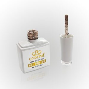 Gold gel nail polish 12