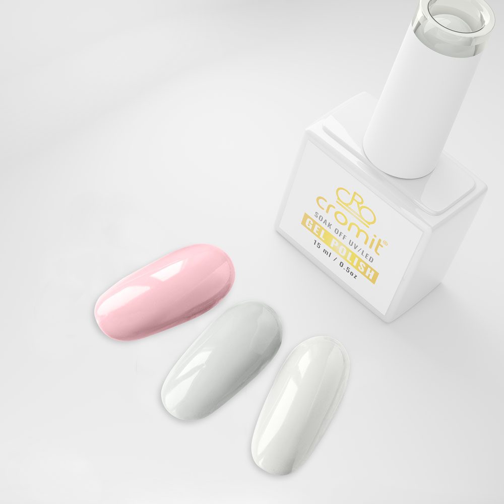 Gel polish blanco claro 14