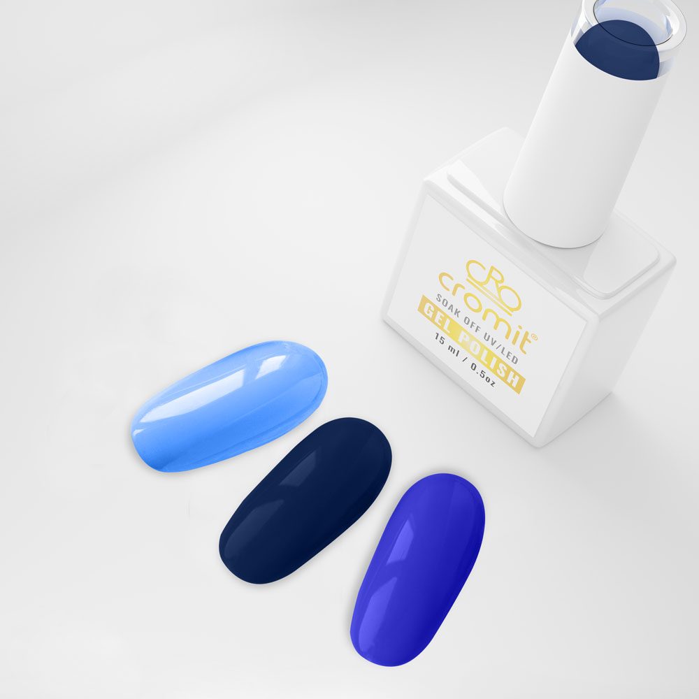 Gel polish azul marino Cromit